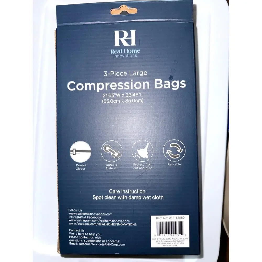 3-Piece Large Compression Storage Bags | 21.65